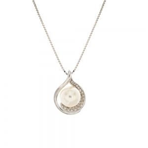 Collier en or blanc 18 Kt...