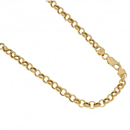 Unisex 18k Yellow gold 18k Rolò Type Necklace