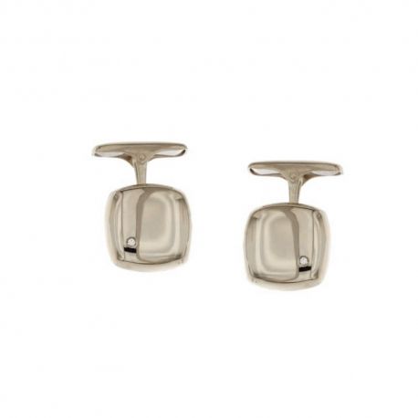 Gemelos cuadrados en oro de 18 Kt 750/1000 con acabado pulido brillante para hombre