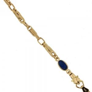 Pulseira masculina de ouro...