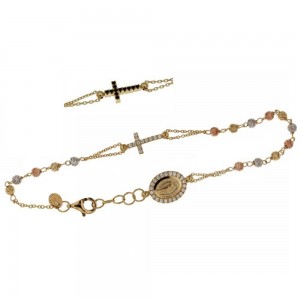 Rosary model armbånd i 18...