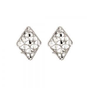 Damskie, ażurowe kolczyki w...