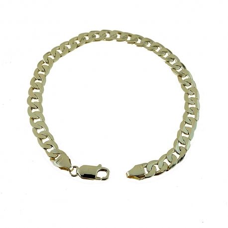 18k geelgouden schakelarmband voor heren