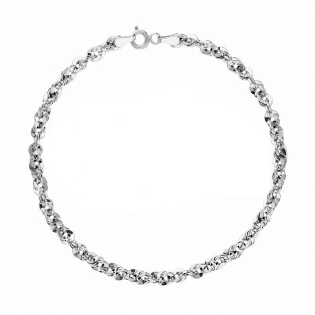 Iride armband i 18K vitguld
