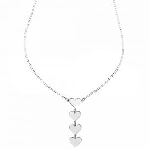 Collier en or blanc 18 Kt...