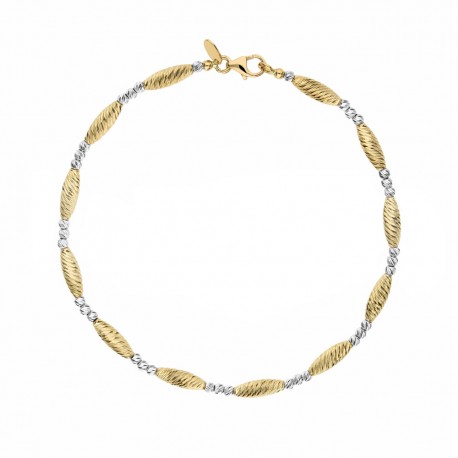 Gold 18k slash type woman bracelet