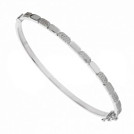 White Gold 18k Rigid Woman Bangle