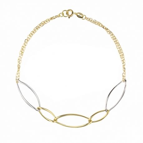 Дамска гривна с верига Iris от 18K злато