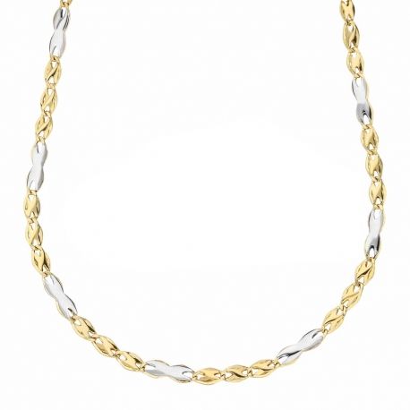 მიკრო ჯაჭვი მამაკაცებისთვის 18K ორტონიანი ოქროთი