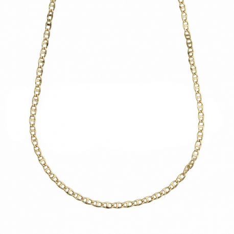 Flat Chain Cross Model för män i 18K guld