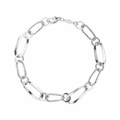 Bracelet chaîne en or blanc 18 carats pour femme