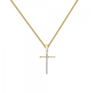Gold 18k with Cross Pendant...