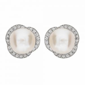 Pendientes de Oro Blanco de...