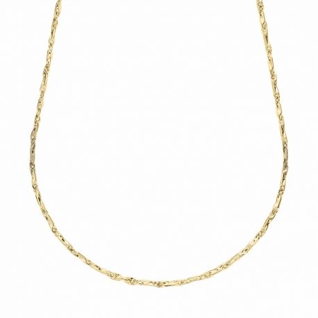 Cadena Tubular para Hombre en Oro Amarillo de 18K