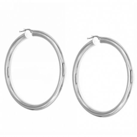 Brincos de argola em ouro 18K para mulheres