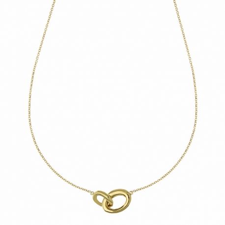 Collana in Oro Giallo 18k con Elemento Centrale da Donna
