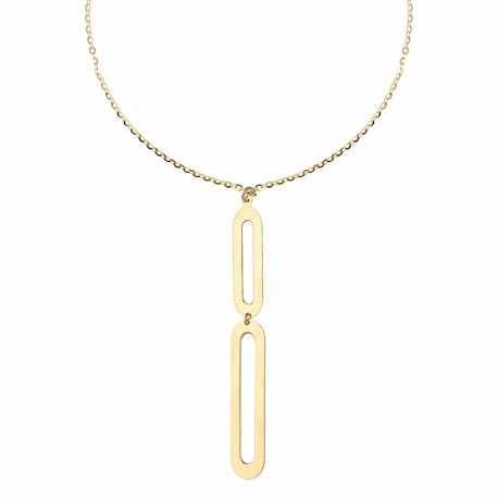 Yellow Gold 18k With Pendant Women Necklace