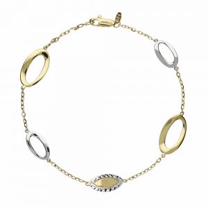 Pulseira feminina em ouro...