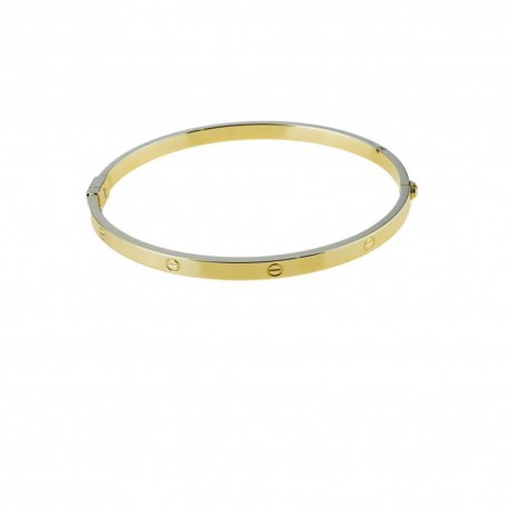 Yellow Gold 18k Rigid Women Bracelet