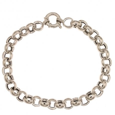 Rolò modellarmbånd i 18 Kt 750/1000 hvitt gull for kvinner