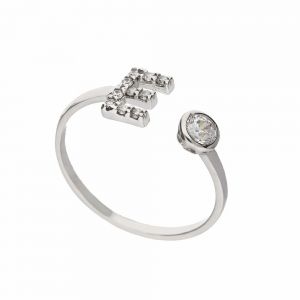 Bague en or blanc 18 carats...