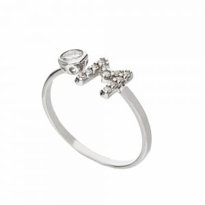 Bague en or blanc 18 carats...