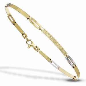 Мъжка гривна от жълто и...