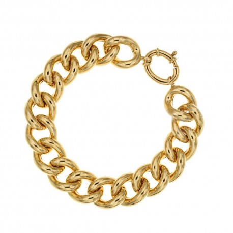 18K gult guld Grumetta armband för kvinnor