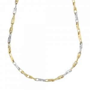 Rörkedja för män i 18K gult...