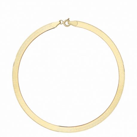 Bracciale In Oro Giallo 18 Carati Maglia Snake da Donna
