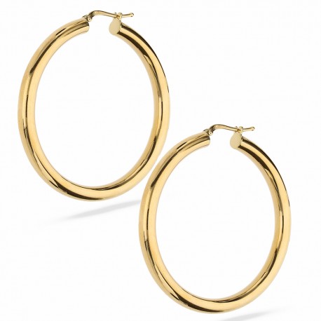 Ženske prstenaste naušnice od 18K žutog zlata