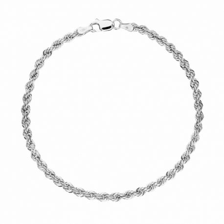 Gold 18k Shiny Laser Chain Woman Bracelet