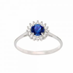 Bague Kate en or blanc 18...