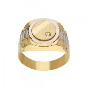 Yellow and White 18k Gold...