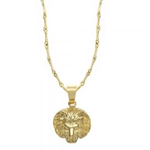 18K geelgouden ketting met...