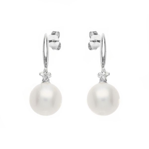 Orecchini Solitari in Oro Bianco con Rubini 0,51ct