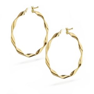 Pendientes de aro de oro...