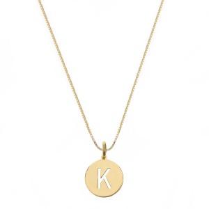 Yellow Gold 18k with Letter...