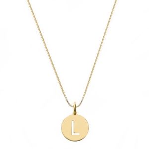 黄金颈带18克拉,带L