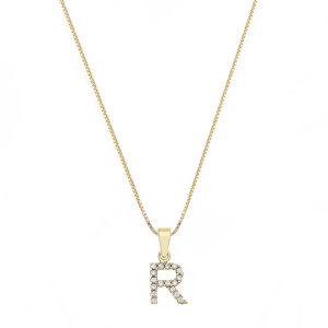 Yellow Gold 18k with Letter...
