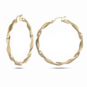 Satin Torchon Hoops for...