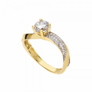Solitaire Ring 18K...