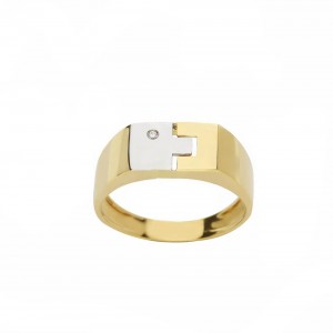 Yellow and White 18k Gold...