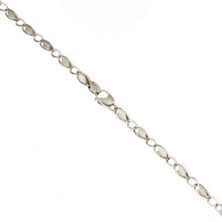 18 karat hvidguldsarmbånd med skiftende indsatser