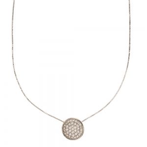 Collier en Or blanc 18 Kt...