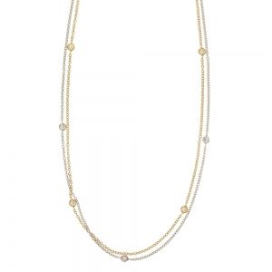 Kedja i 18k 750/1000 gult...