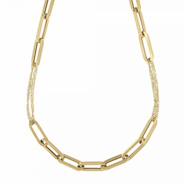 Pendenti Pendente con Pietra di Colore da Donna in Oro 18 Carati Forma: Ovale Modello: Trilogy