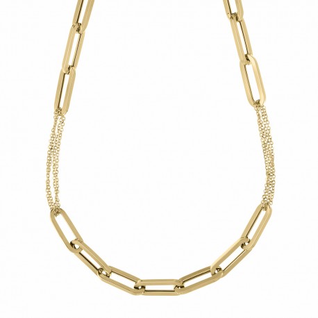 Yellow Gold 18k Chain Woman Necklace