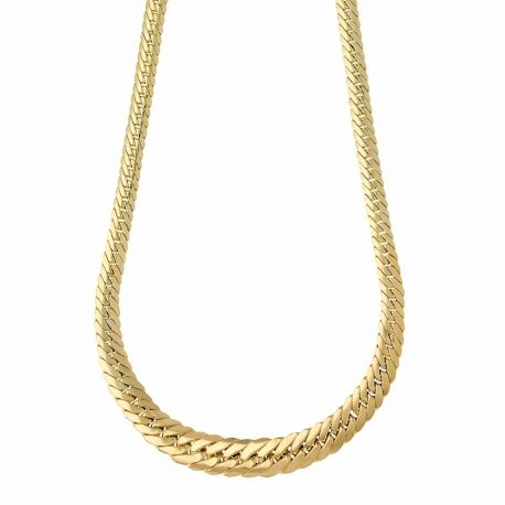 Tour de cou chaîne pour femme en or jaune 18 carats