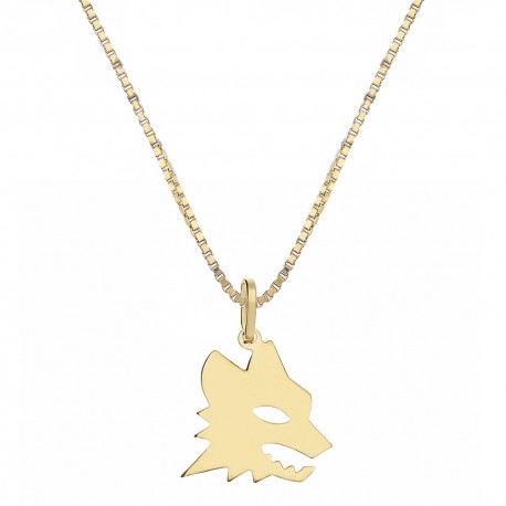 Collier Lupa Roma en or jaune 18 carats